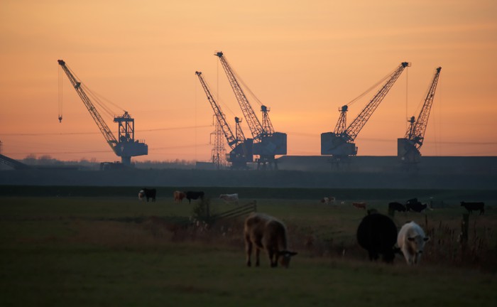 Industrial Kent from - RSPB Elmley