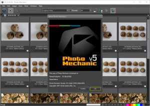 Camera Bits Photo Mechanic 5.0 About Screen